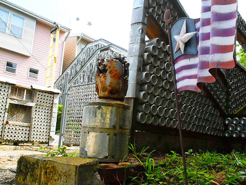 ヒューストン】謎のビール缶ハウス☆おおきみかアメリカ横断中11