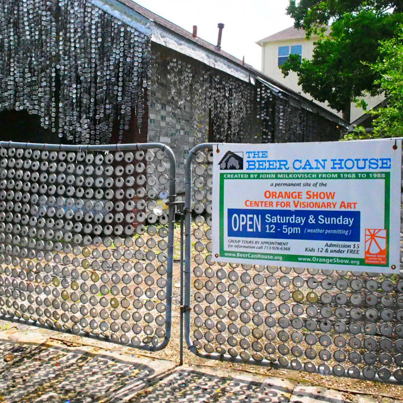 ヒューストン】謎のビール缶ハウス☆おおきみかアメリカ横断中11