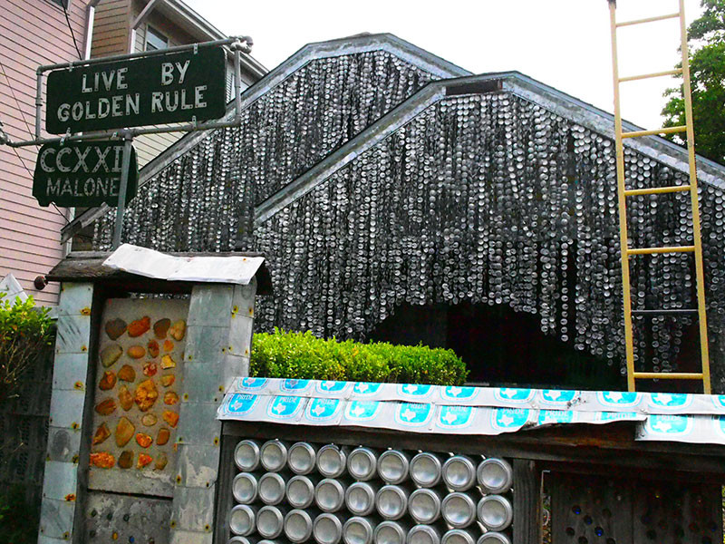 ビールハウス ヒューストン】謎のビール缶ハウス☆おおきみかアメリカ横断中11