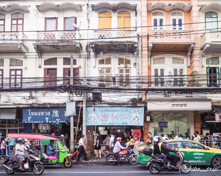 タイ バンコク街歩き レトロな街並みが残る ジャルンクルン通り を歩こう