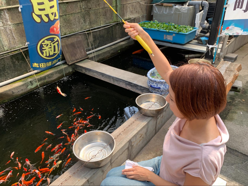 金魚すくいや釣りもできる 江戸時代から続く金魚問屋の喫茶店 金魚坂