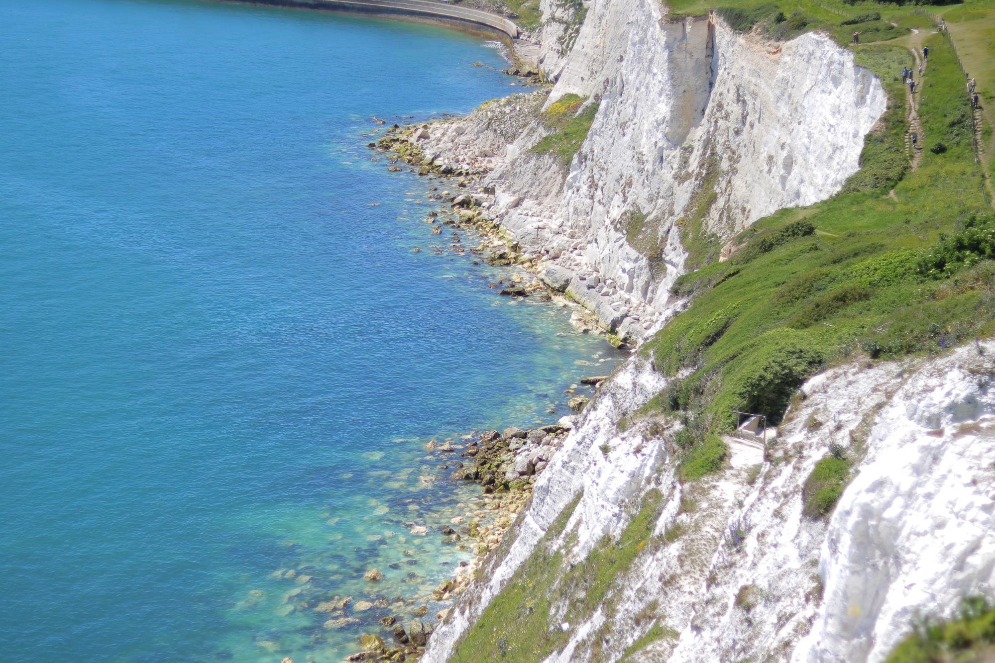 イギリス 美しい白亜の絶壁 ドーバーの白い崖