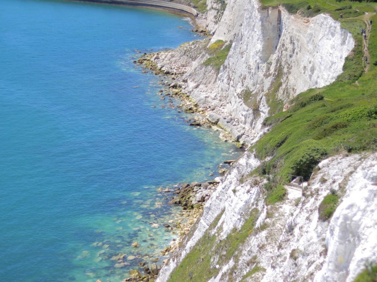 イギリス 美しい白亜の絶壁 ドーバーの白い崖